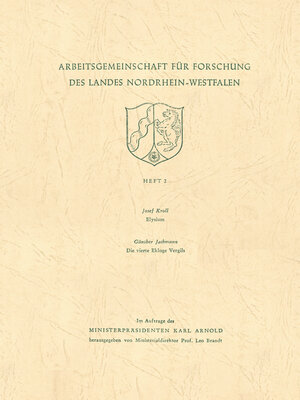 cover image of Elysium. Die vierte Ekloge Vergils